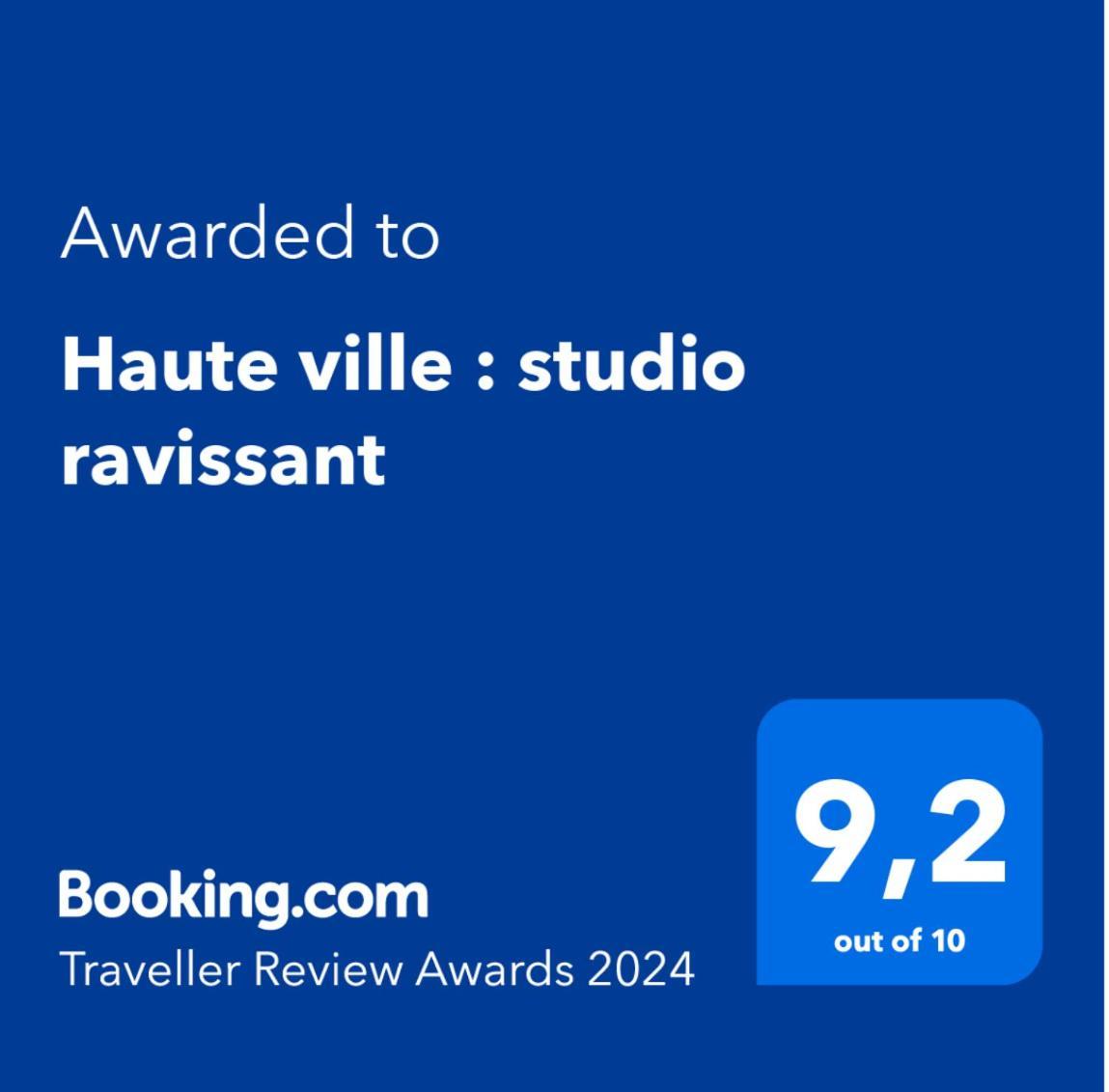 Haute Ville : Studio Ravissant Granville Exterior foto